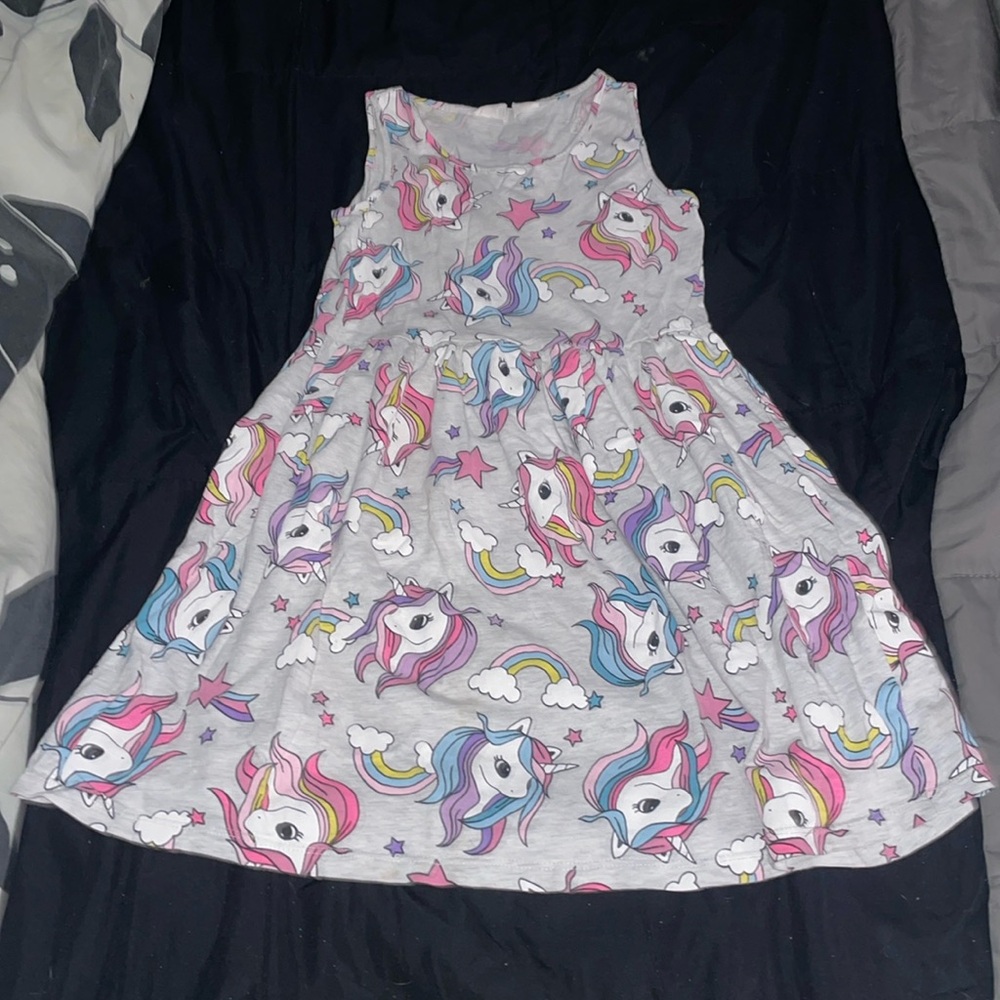 H&M unicorn tank top dress